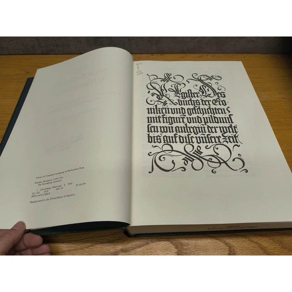 The Nuremberg Chronicle Printed by Anton Koberger Facsimile‎ 1979